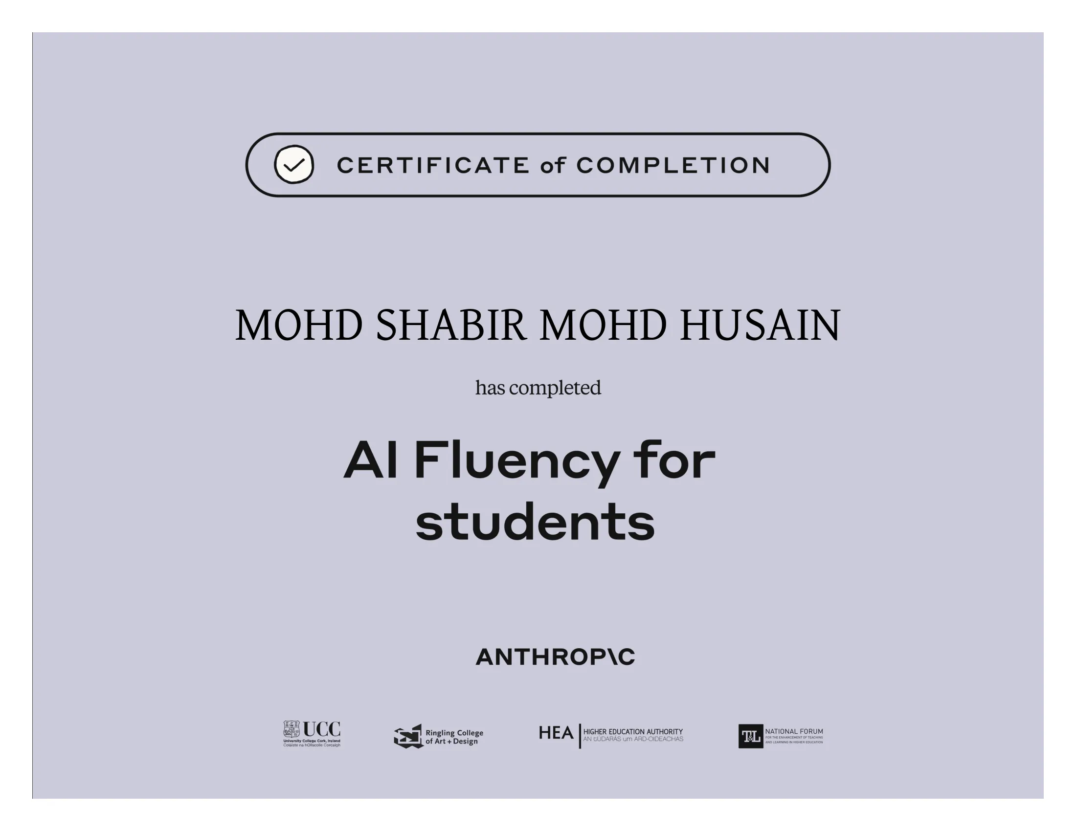 Certificate 2